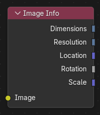 Image Info Node.