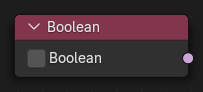 Boolean node.