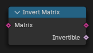 Invert Matrix node.