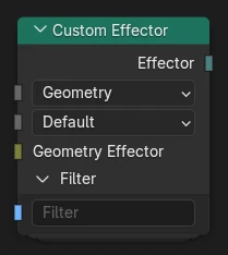Custom Effector node.