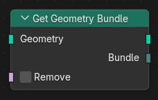 Get Geometry Bundle node.