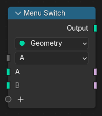 Menu Switch Node.