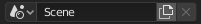 Scene data-block menu
